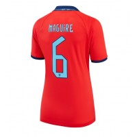 England Harry Maguire #6 Fotballklær Bortedrakt Dame VM 2022 Kortermet